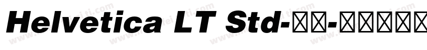 Helvetica LT Std-普通字体转换